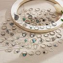 82 Pcs Vintage Silver Knuckle Rings Set for Women