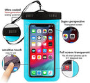 5 Pack Universal Waterproof Phone Pouch, Large Phone Dry Bag Waterproof Case