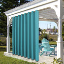 Waterproof Indoor/Outdoor Curtains for Patio Thick Privacy Grommet Curtains