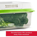 FreshWorks Saver, Medium Tall Produce Storage Container, 12.7-Cup, Clear
