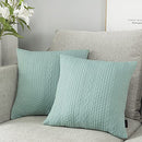 Throw Pillow Covers, Pack of 2 Super Soft Elegant Modern Embossed Patterned