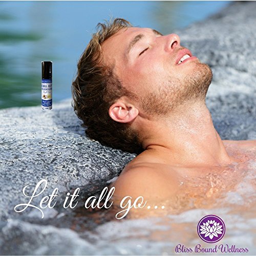 stress relief & sleep essential oils roll on - sleep aid, natural perfume