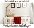 Baby Mobile for Crib - Modern Boho Baby Mobile - Nursery Mobile for Girl or Boy