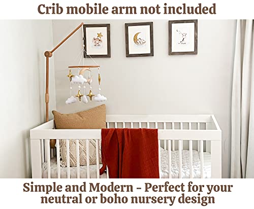Baby Mobile for Crib - Modern Boho Baby Mobile - Nursery Mobile for Girl or Boy