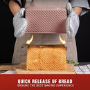Pullman Loaf Pan with Lid, 1 lb Dough Capacity Non-Stick Bakeware for Baking Bread