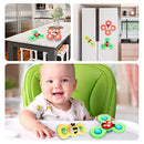 3PCS Suction cup spinner toys for 1 2 Year old boys|baby toys 12-18 months