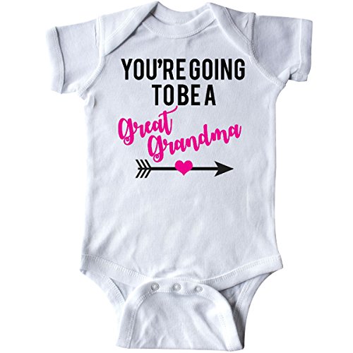 You're Going to Be a Great Grandma Infant Creeper Newborn White