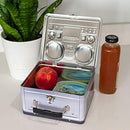 Retro Boombox Radio Lunchbox Tin Tote -1980s Inspired Merchandise Container