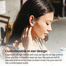 Mini Wireless Earbuds Bluetooth 5.3 in Ear Light-Weight Headphones Built-in Microphone