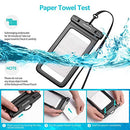 Waterproof Cell Phone Pouch : 3 Pack Universal Water Proof Dry Bag Case with Neck