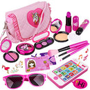Meland Kids Makeup Kit - Girl Pretend Play Makeup & My First Purse Toy for Toddler