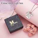 Dad Memorial Necklace A Piece of My Heart Is in Heaven Loss of Father Gift(Heaven-Dad)