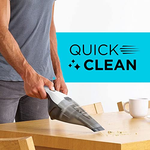 BLACK+DECKER dustbuster QuickClean Cordless Handheld Vacuum, White