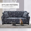 Sofa Cover Stretch Couch Cover Sofa Slipcovers for Couches and Loveseats with Two Free Pillow Cases (Moonlight Flower, Loveseat)