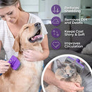 Self-Cleaning Slicker Brush for Dogs, Cats - The Ultimate Dog Brush for Shedding Hair