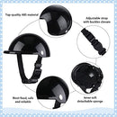 Pet Dog Helmet and Dog Goggles Set 4 Inch Padded Pet Motorcycle Helmet