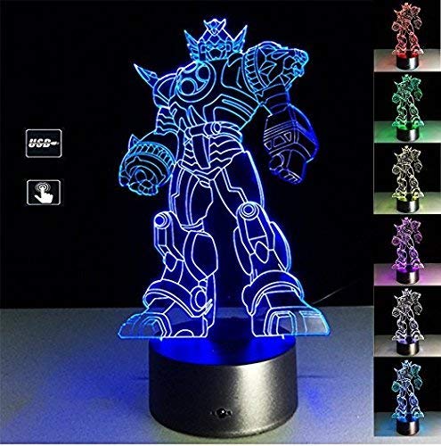 3D Illusion Optimus Prime Night Light Lamp,7 Colors