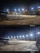 300W LED Parking Lot Lights Adjustable Arm Mount with Photocell 1000-1200W HID/HPS