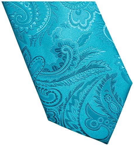 mens Classic Style Reg necktie, Teal, Regular US