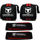 Wrist Wraps & Lifting Straps Combo