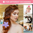 2 PCS Flower Hair Clips Cute Claw Clips for Women Girls Thick Hair, Big Hair Clips Cute