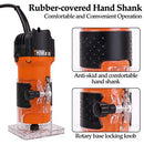 Compact Router, 6.5-Amp 1.25 HP Compact Wood Palm Router Tool Kit, Wood Trimmer with 15 pieces 1/4" Router Bits Set, 30000R/MIN
