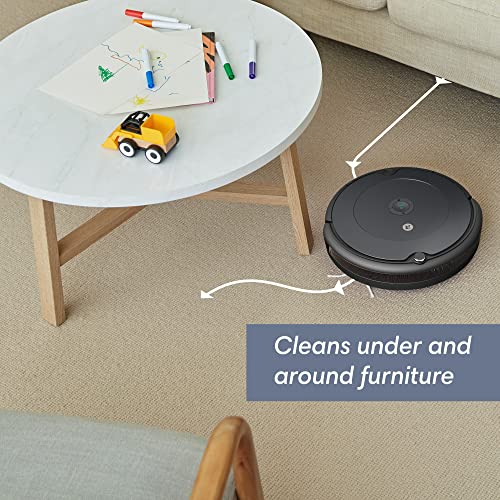 Robot Vacuum-Wi-Fi Connectivity, Personalized Cleaning Recommendations, Works with Alexa