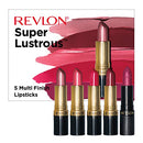 REVLON Super Lustrous Lipstick, 5 Piece Multi-finish Lipcolor Gift Set