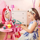 Toddler Vanity Set 36 Pack Kids Beauty Salon Set for Little Girls with Chair