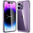 iPhone 14 Pro Case Clear, [Military Grade Protection] [Not Yellowing] Shockproof Phone