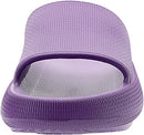 Slippers for Women Lightweight EVA Open Toe Soft Shower Slides  Female Purple