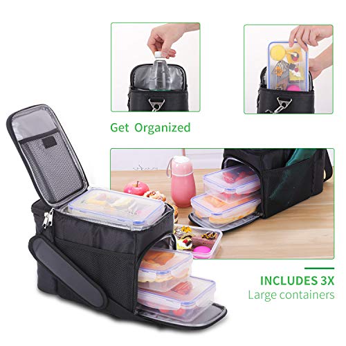 Insulated Lunch Box and Cooler Bag for Men, Women, Kids