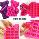 Unique Extra Large Gummy Bear Mold - 2 Big Molds + 2 Bonus Droppers - Silicone