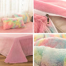 MorroMorn 5 PCS Shaggy Duvet Cover Bedding Set Soft Cozy