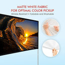 Projector Screen with Stand - 100" 16:9 HD 4K Portable Lightweight Freestanding Foldable