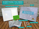 Baby Handprint & Footprint Keepsake Photo Frame Kit -Personzalize it