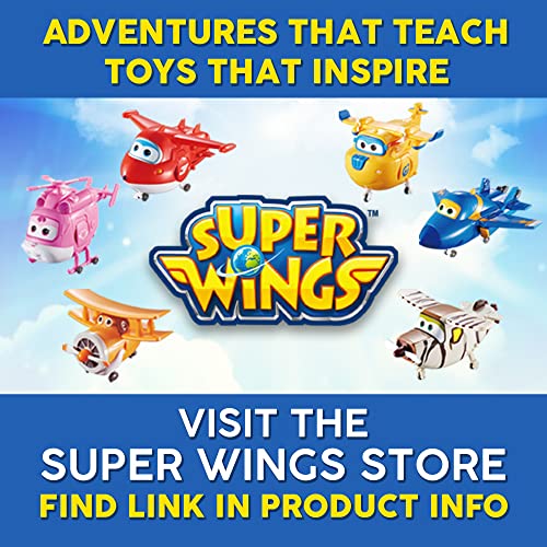 Super Wings - 5" Transforming Jett Airplane Toys Vehicle Action Figure| Flying Plane