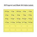 Expandable Food Storage Container Lid Organizer, Includes 6 Adjustable Dividers