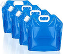 Collapsible Water Tank Container 4 Pack 1.3 Gallon/5L Portable Folding Water Bag
