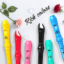 Soprano Recorder for Kids Beginners, Recorder Instrument German Style C Key 3 Piece ABS