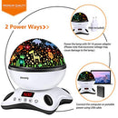 Night Light Projector Remote Control and Timer Design Projection lamp