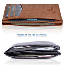 Vintage RFID Front Pocket Leather Minimalist Wallets
