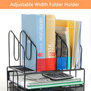 Desk Organizers and Accessories Storage, Desktop File Organizer with Drawer & Paper Tray