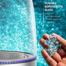KOIOS Electric Kettle 1.8L Hot Water Boiler Teapot & Glass Tea Kettle with LED
