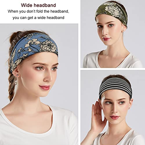 Headbands For Women  Wide Headband Yoga Workout Head Bands Hair Accessories