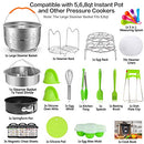 93 Pcs Accessories Set for Instant Pot 5,6,8 Qt, 2 Steamer Baskets, Springform Pan
