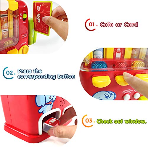 Interactive Vending Machine Toy - Pretend Play for Toddlers