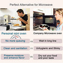 Portable Food Warmer Heated Lunch Boxes Mini Oven Personal Microwave Tote