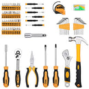 158 Piece Tool Set with Plastic Toolbox Storage Case