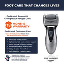 Electric Foot Callus Remover, Feet Scrubber: Rechargeable Mens Pedicure Tools Kit